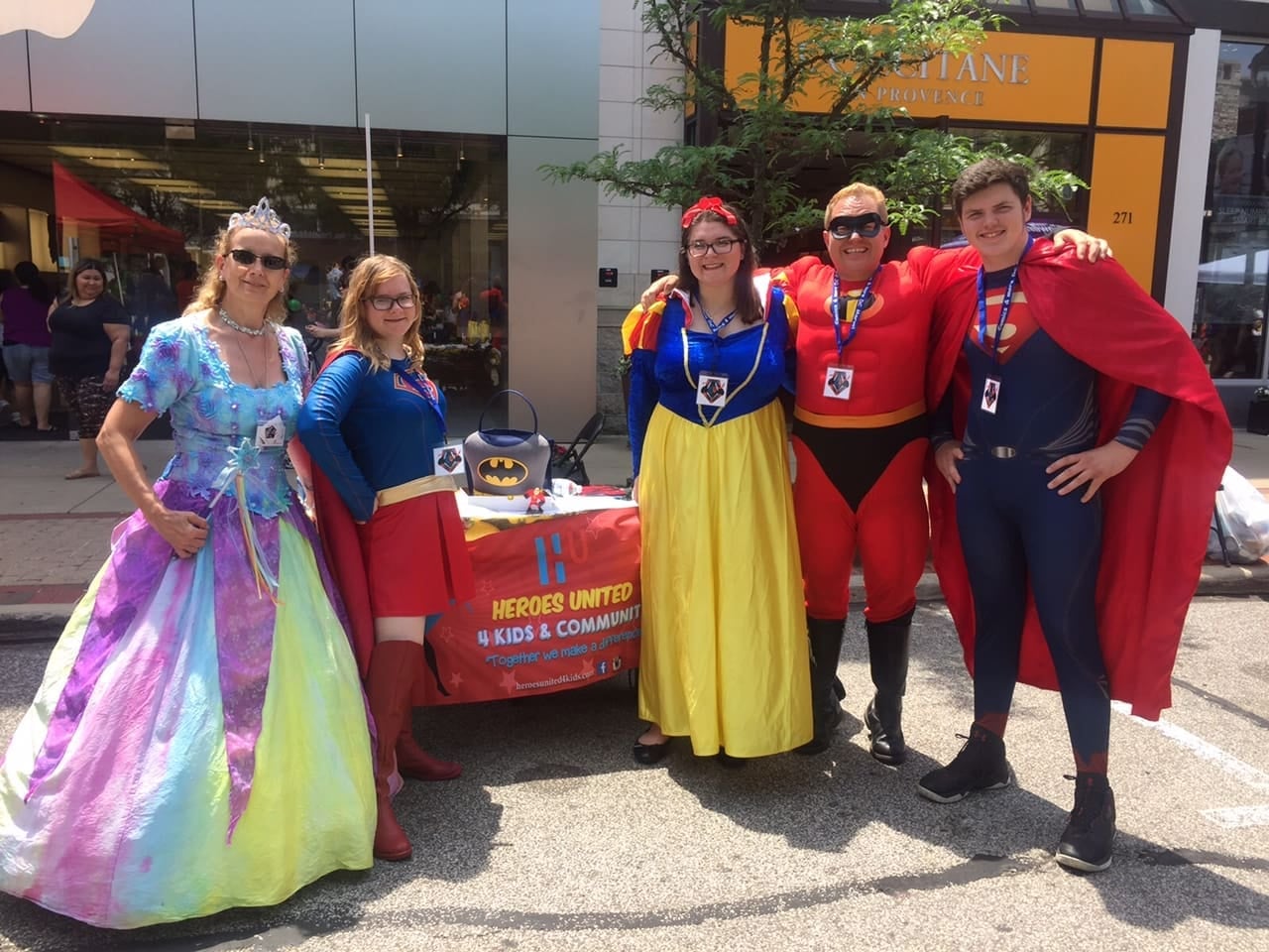 OHDELA attended the themed “Superheroes and Princesses” Crocker Kids Event
